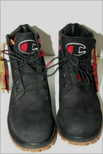 TIMBERLAND CHAMPION Men's Boots à Lacets Cuir Noir T 6 US / 5.5 UK / 39 FR  TTBE