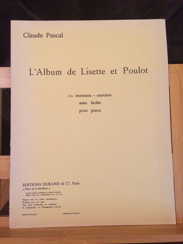 Claude pascal album lisette - pascal, de