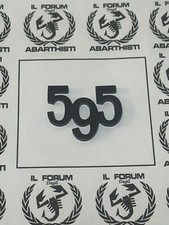 Abarth X1 Logo 595 En Métal