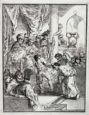Flagellation Christ GRAVURE Bartholomaus WEISS 1795