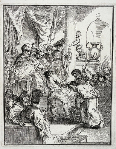 Flagellation christ gravure - flagellation,