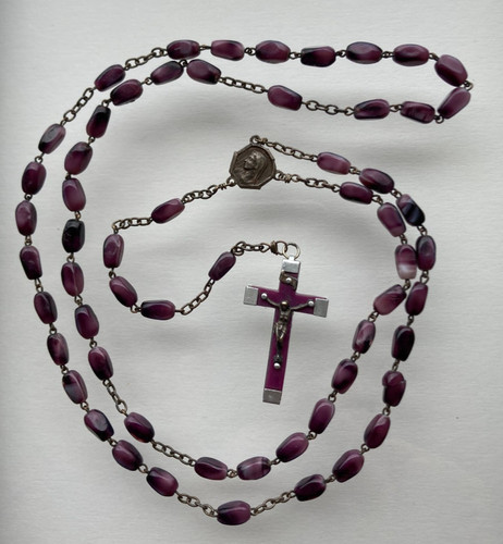 Chapelet lourdes perles de - ,