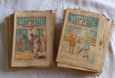 LOT DE REVUES ANCIENNES BERNADETTE, 109 NUMÉROS, 1930,1931,1935