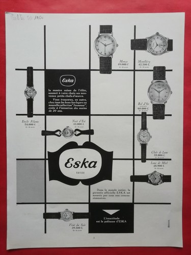 Publicité presse montre - de,