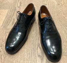 *** WESTON RICHELIEU VINTAGE EN CUIR NOIR T. 9 C (43) EXCELLENT ÉTAT ***