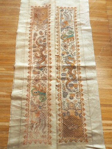 Soie brodé broderie chinois - brodé,