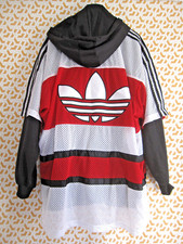 Veste Adidas capuche Basket 90'S Vintage Jacket trefoil Homme - 186 / XL