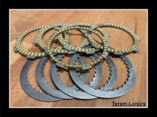 Kit Disques garnis + lisses Embrayage pour Honda CBR 125 R de 2004 à 2006 NEUF