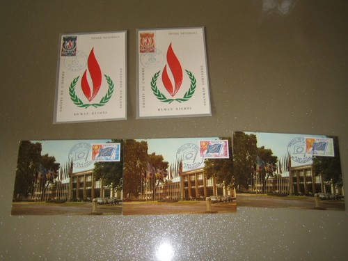 Lot cartes 1er jour - jour, 1975