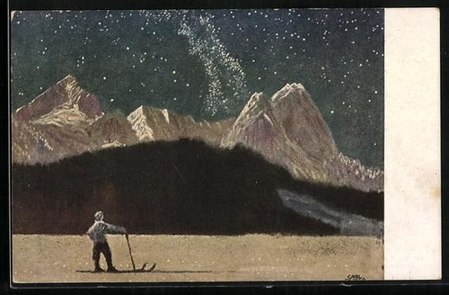 Carte postale artiste - d'artiste, g