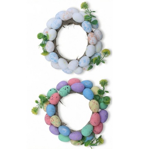 Couronne décor pâques - 19, cm