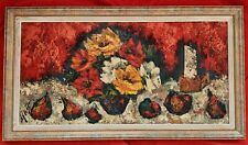 Extraordinaire grande  huile par Henri D'Anty 1910-1998 " Nature morte  "