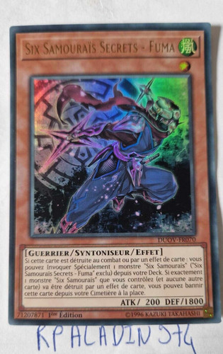 Six samouraïs - yu-gi-oh!,