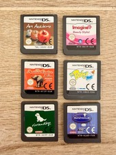 Lot de 6 jeux Nintendo DS NDS Nintendogs Art Academy (loose cartouches seules)