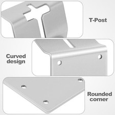 Supports polyvalents pour poteaux en T pour cibles m��talliques et treillis de j