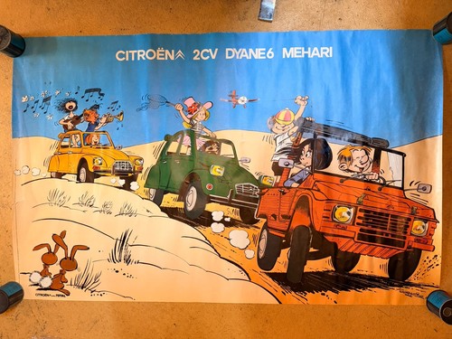 Rare affiche citroën - affiche,