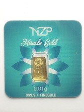 Lingot D'or Pur 24 Carats 0,999