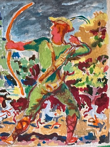 Aquarelle jean terles - jean,