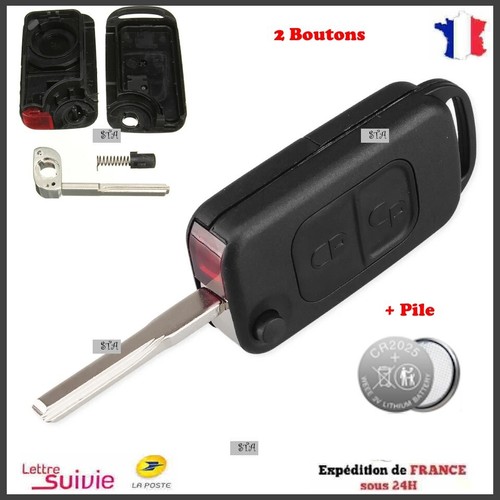 Coque clé pour mercedes benz - clé,