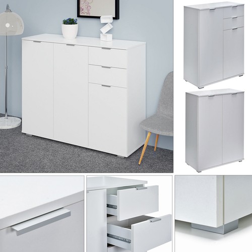 Buffet blanc alba - blanc, avec
