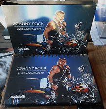 Johnny Hallyday - Coffret livre agenda 2020 a spirale, sous fourreau