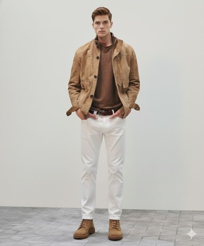 élégante veste cuir - veste,