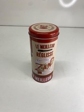 Boîte ronde en métal publicitaire Zan Haribo en bonne état