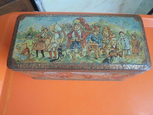Ancienne boîte tôle - boîte,