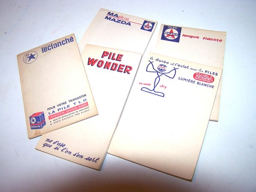 Carnets pub pile - pile, mazda