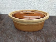 Terrine Pour  Foie Gras Pâté vintage Authentique Marque La Bourguignone 