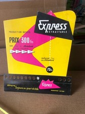 ANCIEN CARTON PUBLICITAIRE PRÉSENTOIR BAYARD stylo express