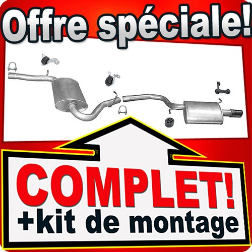 échappement pour audi - audi, (b6)
