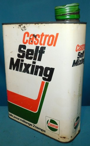 Ancien bidon huile - ancien, castrol