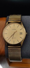 montres homme eterna vintage eta quartz neuf bracelet bon état 34mm