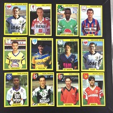Lot stickers panini foot 92 - 13,