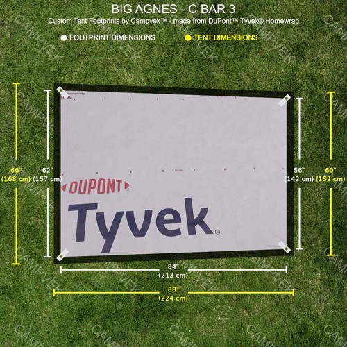 Tyvek footprint for - tyvek, the