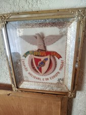 Benfica Lisbonne 1960-61 Champion d'Europe,du Portugal tableau cadre Football 