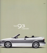 Catalogue Brochure SAAB 9.3 Cabriolet 06/2000 France