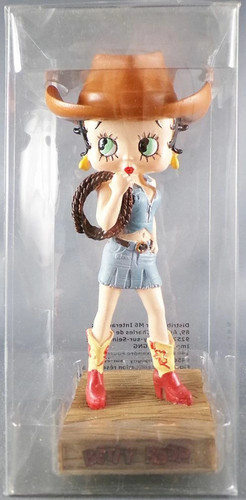 Betty boop cow girl figurine - boop,