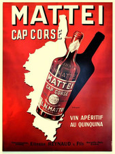 AFFICHE  POSTER   MATTEI CAP