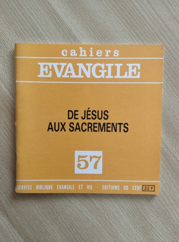 Cahiers evangile de - evangile, :