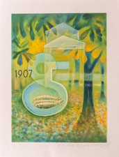 Louis TOFFOLI : L'Anniversaire - Lithographie originale signée et dédicacée