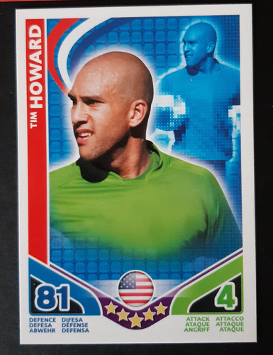 Tim howard etats unis - etats-unis, carte