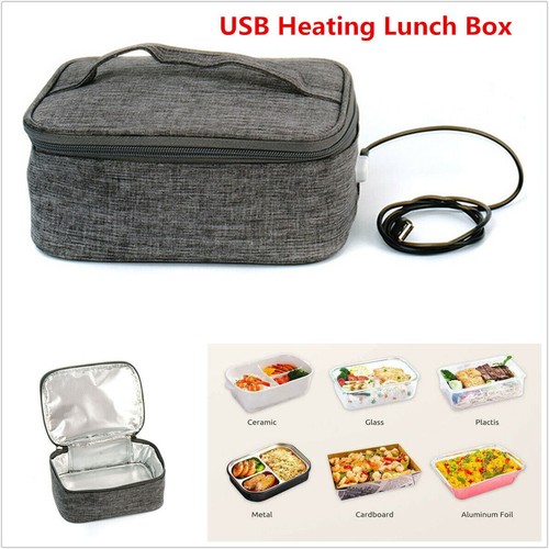 Usb heating lunch box - 1x,