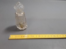 ancien Petite fiole en verre flacon parfum ancien