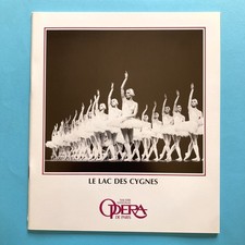 Programme Opera de Paris Ballet Le Lac des Cygnes 1985