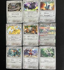 Pokemon - 9 cartes Métal - Série Ecarlate et Violet