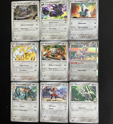 Pokemon cartes métal - métal,