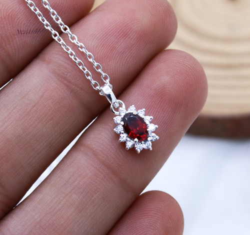 925 argent sterling - 925, grenat