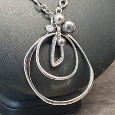 Bijou - collier Fossil steel